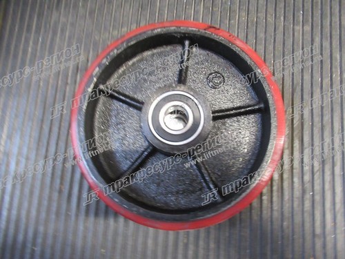 Колесо рулевое для гидравлической тележки полиуретан/алюминий Ф=180