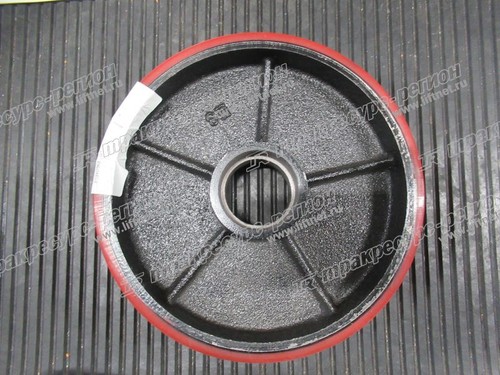 Колесо рулевое для гидравлической тележки алюминий/полиуритан  200х50х50