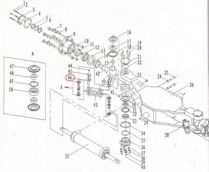 Ось серьги CPCD80/90/100