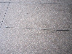 Шток выпускной рукоятки АС в сборе с цепью