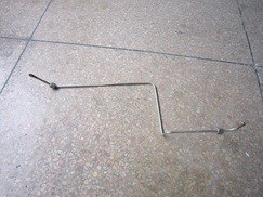 Трубка тормозная переднего моста LG-968  правая