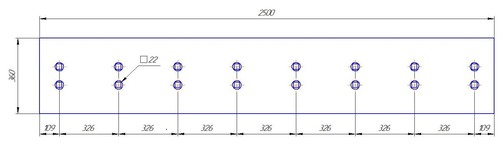 Нож ковша CDM835