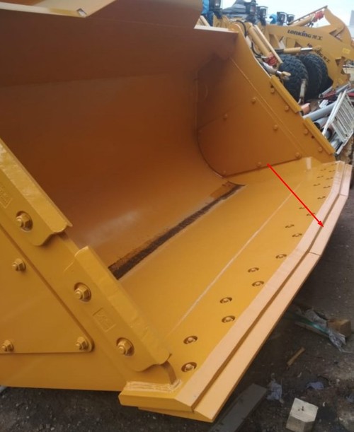 Центральный нож ковша LG863