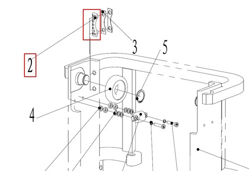 Ограничитель пластина