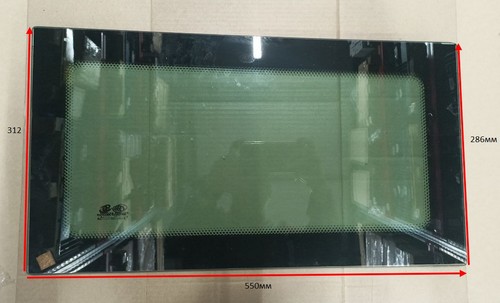 нижнее стекло правой двери (зеленое)