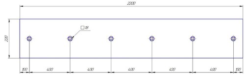 Нож ковша CDM936
