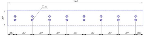 Нож ковша CDM853G, ZL50NCG