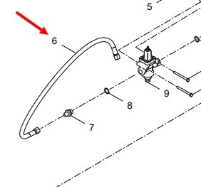 Шланг армированный клапана