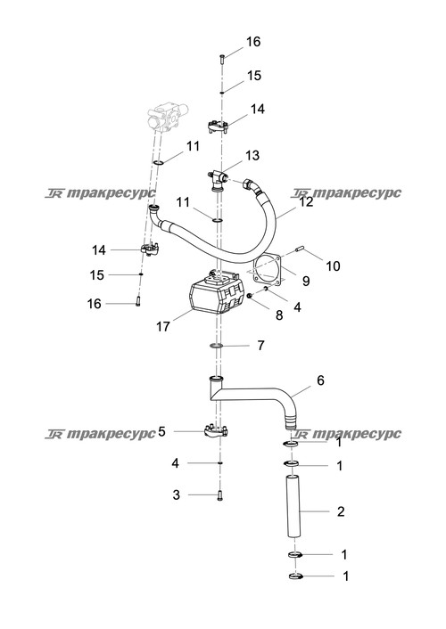 Резиновый шланг 45×240 Q/(HG4)JG21
