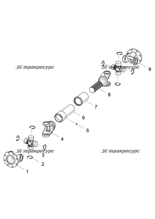 Сборка уплотнительного чехла CDMC858Q-011