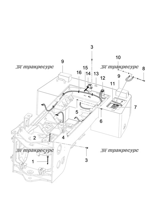 Провод аккумулятора LG862NWⅠ.15.05