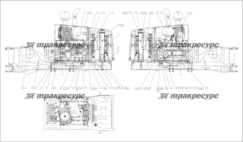 Маслоохладитель трансмиссии и гидротрансформатора