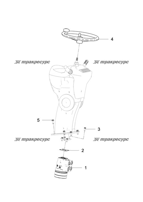 Рулевой механизм CDM863.06.01.01.01
