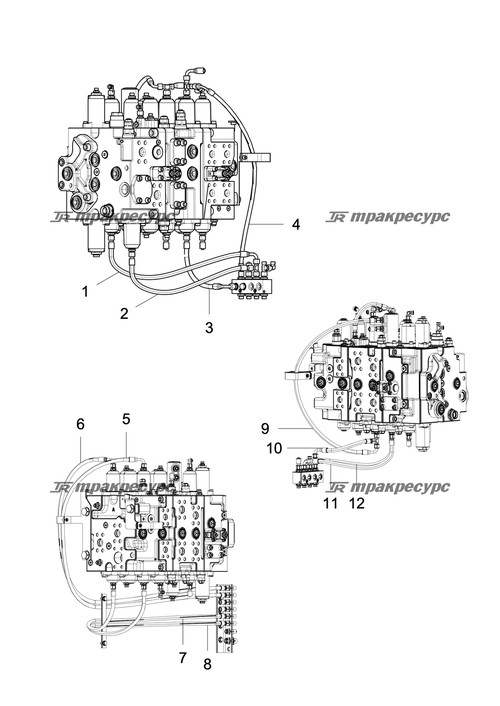 Узел шланга PF481CACA101005-470