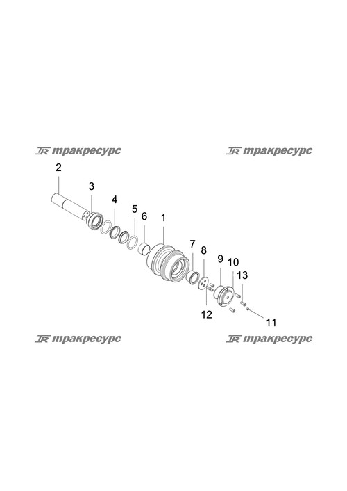 Резиновое кольцо плавающего уплотнения A216-TL-G105