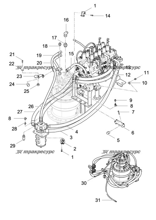 Переходной штуцер 2B9-20