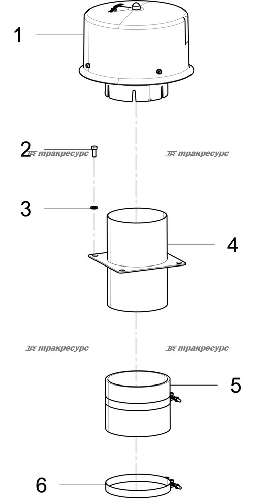 Неподвижная труба предфильтра
