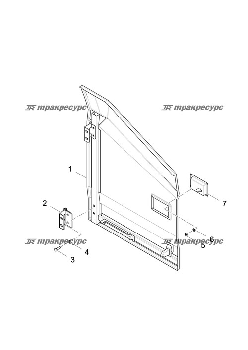 Петля двери LG6240F.14.04.01.02