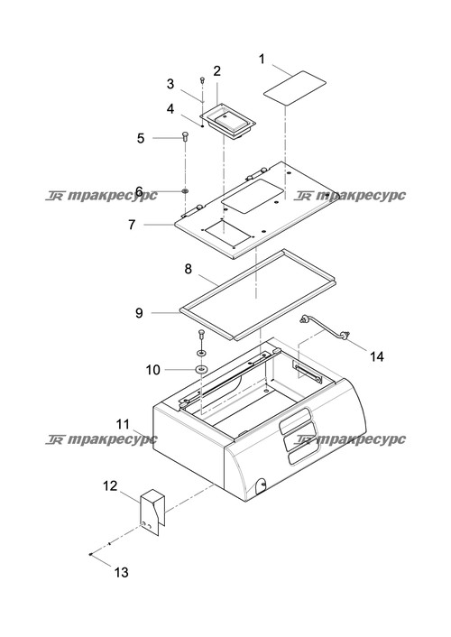 Крышка ящика для инструментов LG6235.25.02