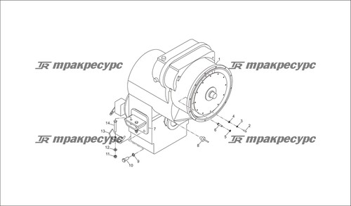 Двухсторонний болт CDM860.02Ⅳ-001