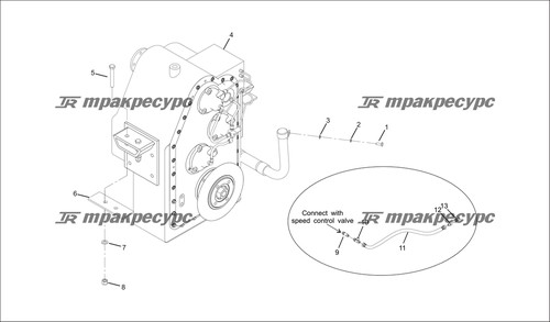Переходной штуцер CDM835EⅠ.06.07