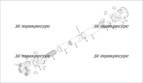 Фланцевая вилка