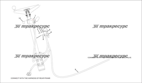Жгут проводов системы управления CDM858A.05.03