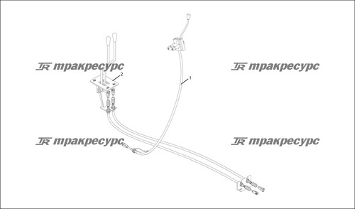 Узел управления коробкой передач