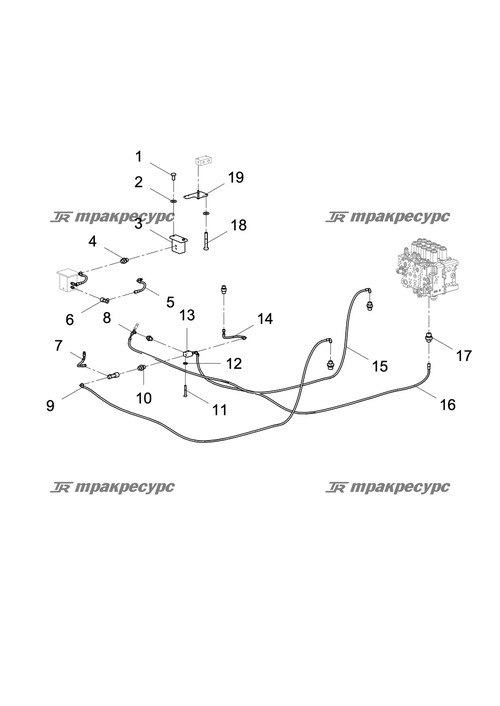 Узел шланга