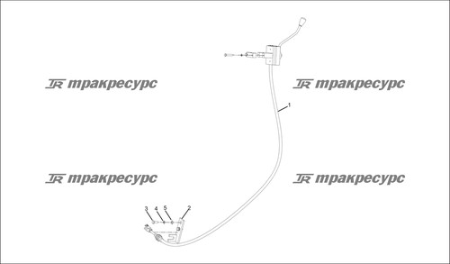 Блок гибкого вала управления скоростью
