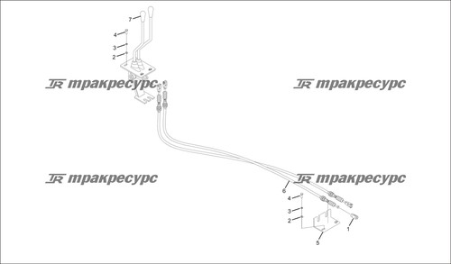 Узел механизма управления LG855BⅣ.05.02.01