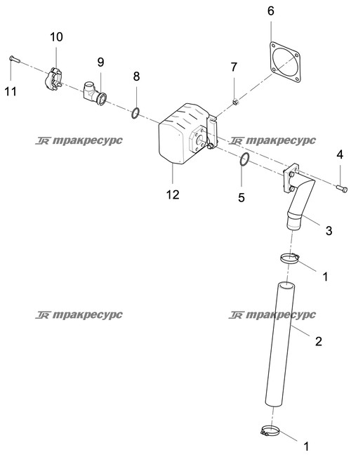 Шестеренный насос рулевого управления LG855NXI.06.03.01