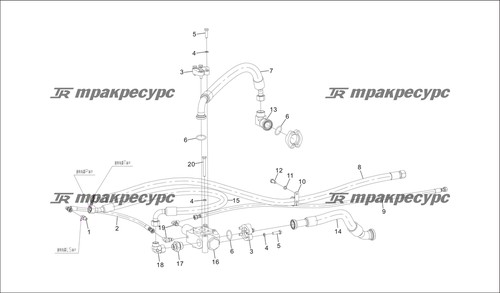 Переходной штуцер CDM856DⅠ.06Ⅰ.04