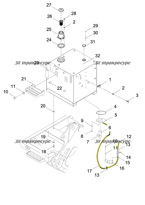 Сварной топливный бак LG6235.03A.01