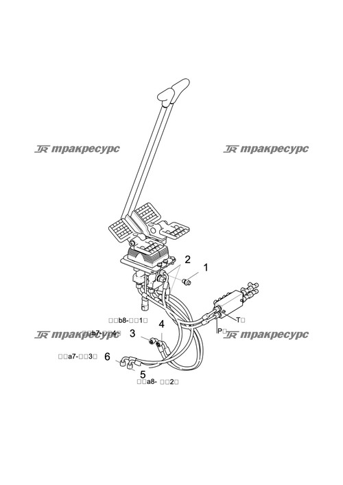 Узел шланга PF481CFCF080803-680-270°