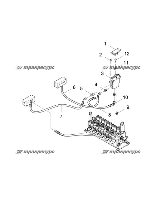 Высокий прямой фитинг 1CB-14-04WD-L49