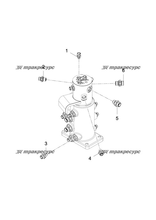 Регулируемый угловой фитинг 1CG9-14-04OG(JIS)