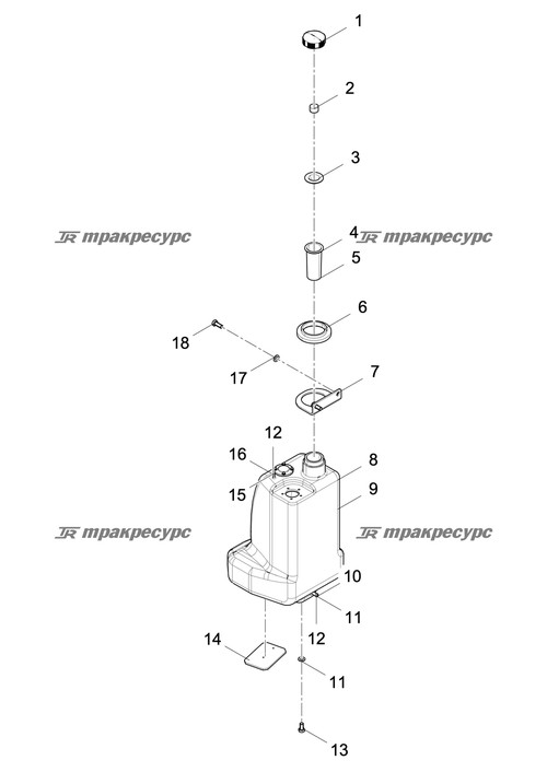 Уплотнительное кольцо 20.4×14×3.2 67CP04600