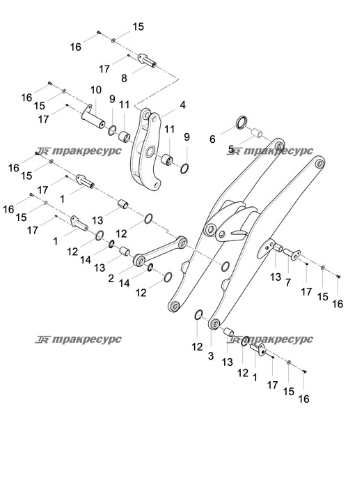 Сварное коромысло LG50NCⅩⅩⅢ.11.01Ⅰ