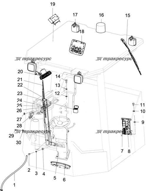 Приборная панель в сборе CDM853N.15.81