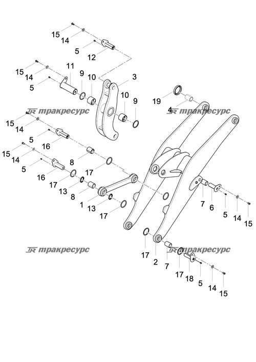 Стрела сварная CDM855NETI.11.03Ⅱ