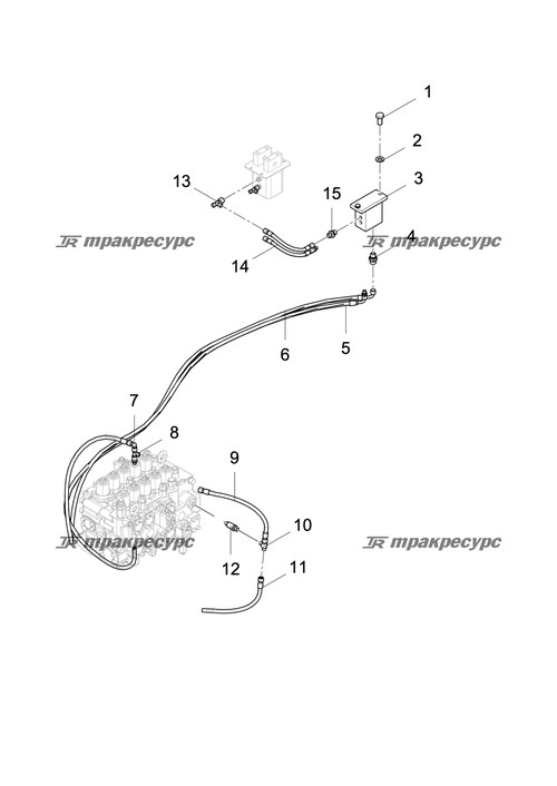 Узел шланга PF481CACF101005-3100
