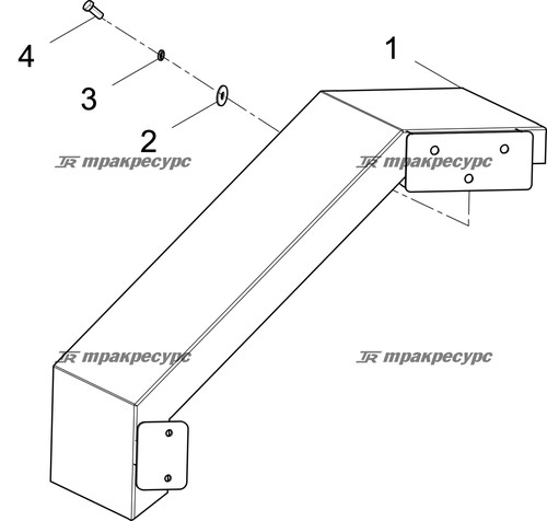Правое заднее крыло сварное LG862NGMⅥ.13.05.01