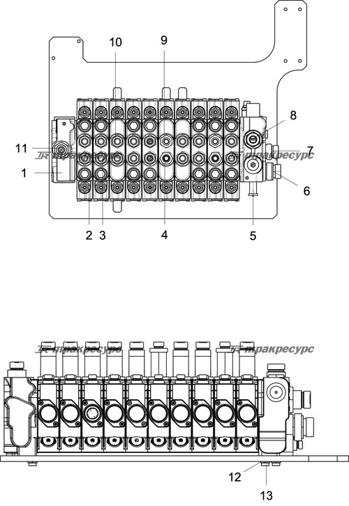 Прямой фитинг 1DB-24-12WD