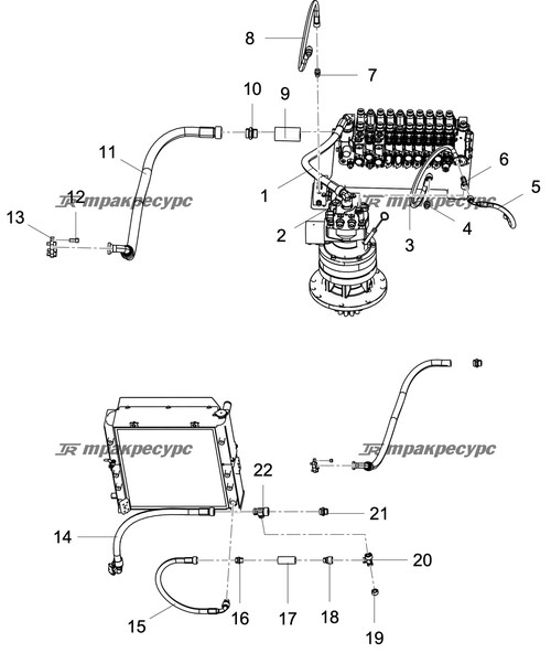 Прямой фитинг 2BC-12-30WD