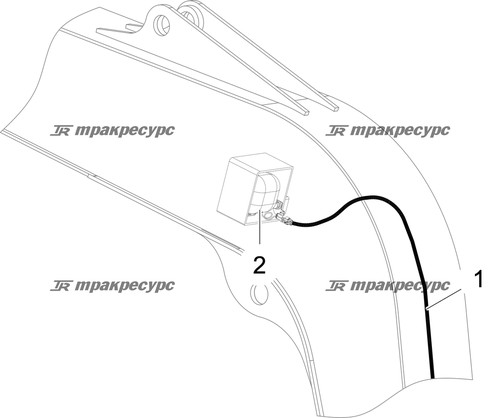 Жгут проводов фары стрелы CDM6035F5.07.01.07