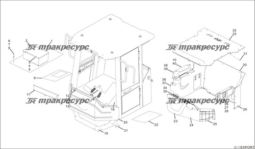 Левая подвижная панель LG855BⅣ.12-001