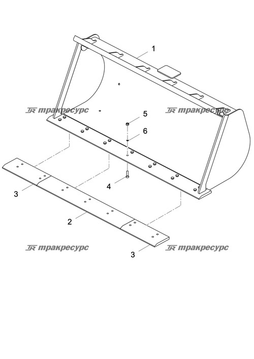 Ковш сварной LG855HG.22.09.01