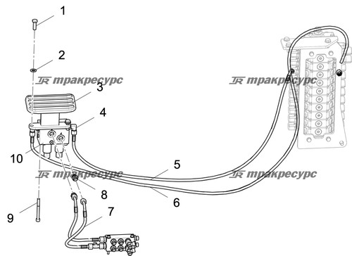 Узел шланга PF481CACF080803-350