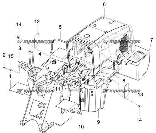 Узел противовеса CDM856HⅨ.13.07
